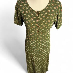 Pudding Shop Vintage 80s Midi Dress